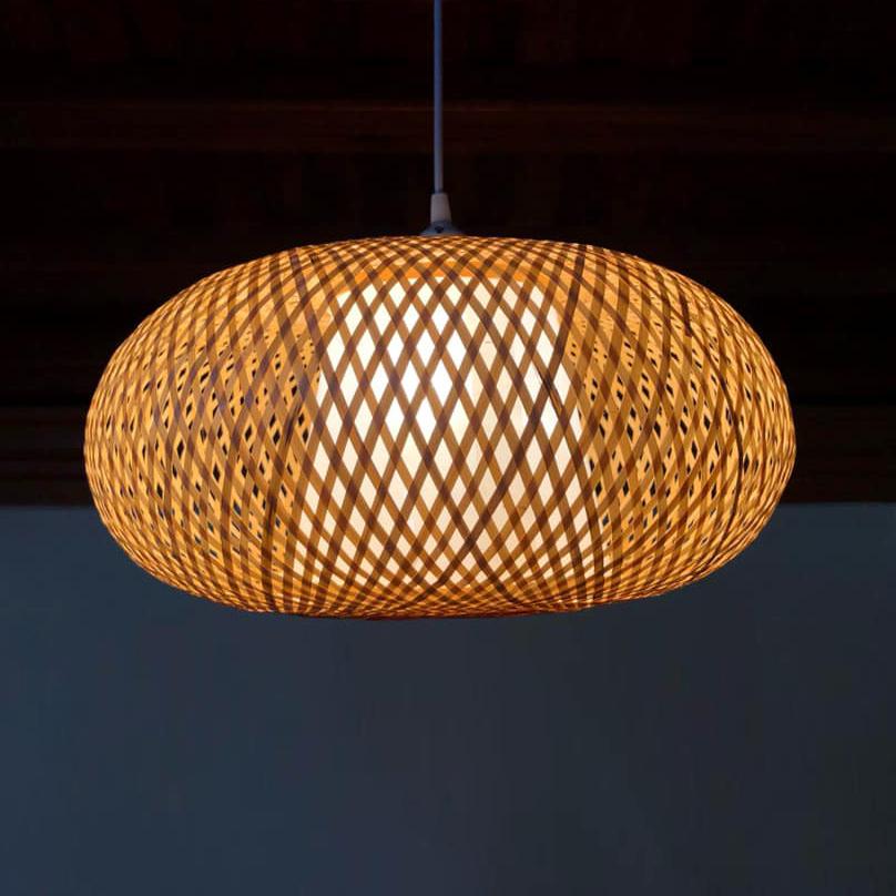 Handwoven Bamboo Lampshade, lantern, pendant lighting all 100% natural material - made in Vietnam
